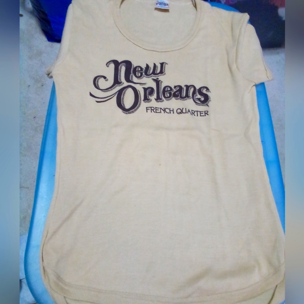 Vintage tan New Orleans t-shirt extra large